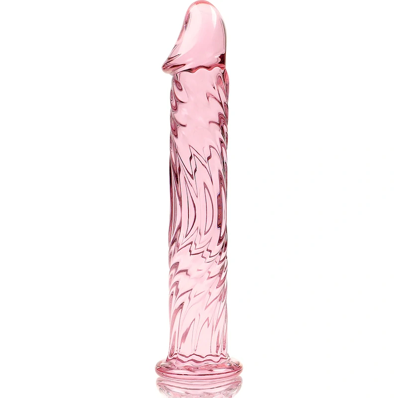Skleněné Dildo - čiré, Penis