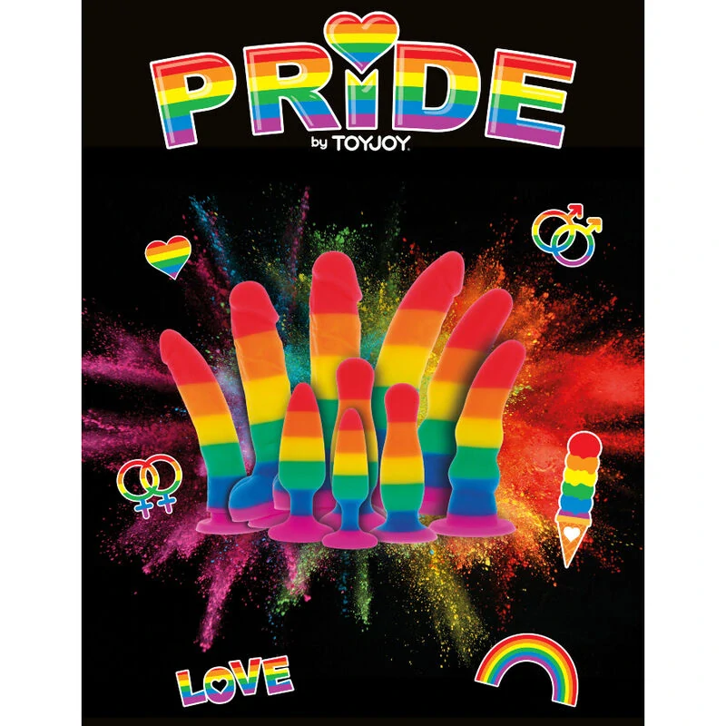 Dildo LGBT barevný